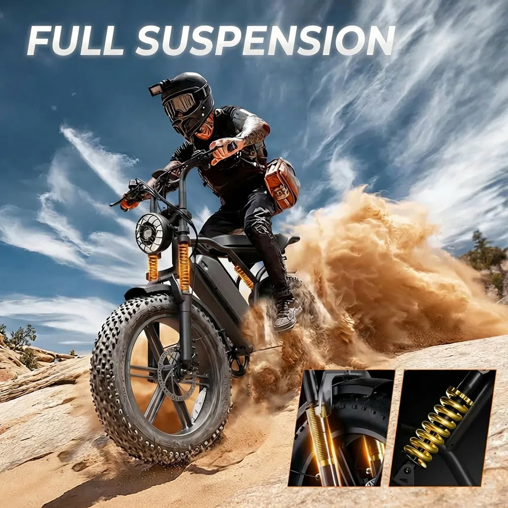 All-Terrain 1500W Peak Motor Electric Bike